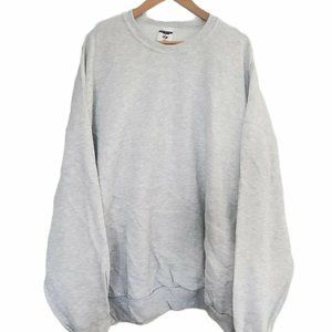 Jerzees Men's Nublend Soft Crew Neck Sweatshirt Ash Gray Size 4XL